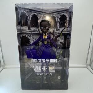 Monster High x Wednesday Core BIANCA BARCLAY Doll *Never Opened Tiny Box Damage*